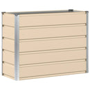 Plantekasse Elfenben 100 x 40 x 75 cm Stål