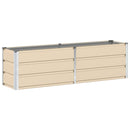 Plantekasse Elfenben 160 x 40 x 45 cm Stål