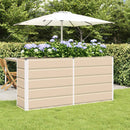 Plantekasse Elfenben 160 x 40 x 75 cm Stål