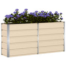 Plantekasse Elfenben 160 x 40 x 75 cm Stål