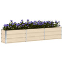 Plantekasse Elfenben 240 x 40 x 45 cm Stål