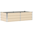 Plantekasse Elfenben 160 x 80 x 45 cm Stål