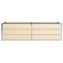 Plantekasse Elfenben 160 x 80 x 45 cm Stål