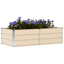 Plantekasse Elfenben 160 x 80 x 45 cm Stål