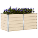 Plantekasse Elfenben 160 x 80 x 75 cm Stål