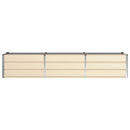Plantekasse Elfenben 240 x 80 x 45 cm Stål
