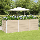 Plantekasse Elfenben 240 x 80 x 75 cm Stål