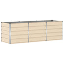 Plantekasse Elfenben 240 x 80 x 75 cm Stål