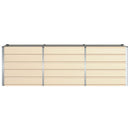 Plantekasse Elfenben 240 x 80 x 75 cm Stål