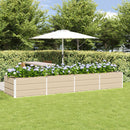 Plantekasse Elfenben 320 x 80 x 45 cm Stål