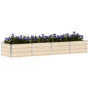 Plantekasse Elfenben 320 x 80 x 45 cm Stål
