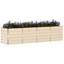 Plantekasse Elfenben 320 x 80 x 75 cm Stål