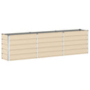 Plantekasse Elfenben 290 x 90 x 75 cm Galvaniseret stål