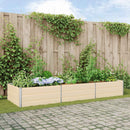 Plantekasse Elfenben 290 x 100 x 45 cm Galvaniseret stål