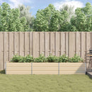 Plantekasse Elfenben 290 x 100 x 45 cm Galvaniseret stål