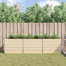 Plantekasse Elfenben 290 x 100 x 75 cm Galvaniseret stål