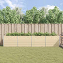 Plantekasse Elfenben 385 x 100 x 75 cm Galvaniseret stål