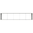 Plantekasse Elfenben 480 x 100 x 45 cm Galvaniseret stål