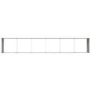 Plantekasse Elfenben 580 x 100 x 45 cm Galvaniseret stål