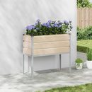 Plantekasse Elfenben 100 x 45 x 90 cm Galvaniseret stål