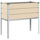 Plantekasse Elfenben 100 x 45 x 90 cm Galvaniseret stål