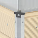 Plantekasse Elfenben 100 x 100 x 77 cm Galvaniseret stål
