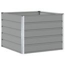 Plantekasse Lysegrå 100 x 100 x 75 cm Stål