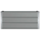 Plantekasse Lysegrå 100 x 40 x 45 cm Stål
