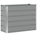 Plantekasse Lysegrå 100 x 40 x 75 cm Stål