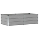 Plantekasse Lysegrå 160 x 80 x 45 cm Stål