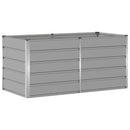 Plantekasse Lysegrå 160 x 80 x 75 cm Stål