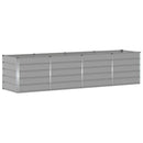 Plantekasse Lysegrå 320 x 80 x 75 cm Stål