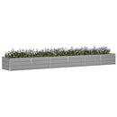 Plantekasse Lysegrå 480 x 80 x 45 cm Stål