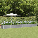 Plantekasse Lysegrå 600 x 80 x 45 cm Stål