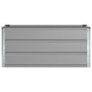 Plantekasse Lysegrå 100 x 50 x 45 cm Galvaniseret stål