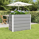 Plantekasse Lysegrå 100 x 50 x 77 cm Galvaniseret stål