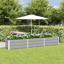 Plantekasse Lysegrå 290 x 50 x 45 cm Galvaniseret stål