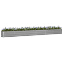 Plantekasse Lysegrå 580 x 50 x 45 cm Galvaniseret stål