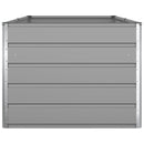 Plantekasse Lysegrå 195 x 100 x 75 cm Galvaniseret stål