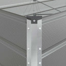 Plantekasse Lysegrå 480 x 100 x 45 cm Galvaniseret stål