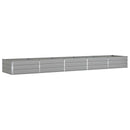 Plantekasse Lysegrå 480 x 100 x 45 cm Galvaniseret stål