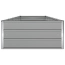 Plantekasse Lysegrå 480 x 100 x 45 cm Galvaniseret stål