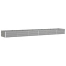 Plantekasse Lysegrå 580 x 100 x 45 cm Galvaniseret stål