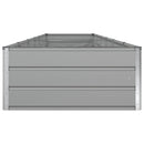 Plantekasse Lysegrå 580 x 100 x 45 cm Galvaniseret stål