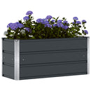 Plantekasse Antracit 100 x 40 x 45 cm Stål