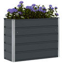 Plantekasse Antracit 100 x 40 x 75 cm Stål