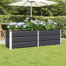 Plantekasse Antracit 160 x 40 x 45 cm Stål