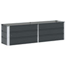Plantekasse Antracit 160 x 40 x 45 cm Stål