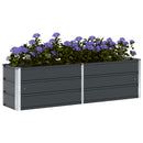 Plantekasse Antracit 160 x 40 x 45 cm Stål