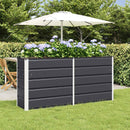 Plantekasse Antracit 160 x 40 x 75 cm Stål
